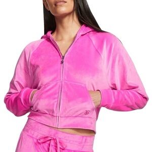 Victoria’s Secret velour pink tracksuit jacket